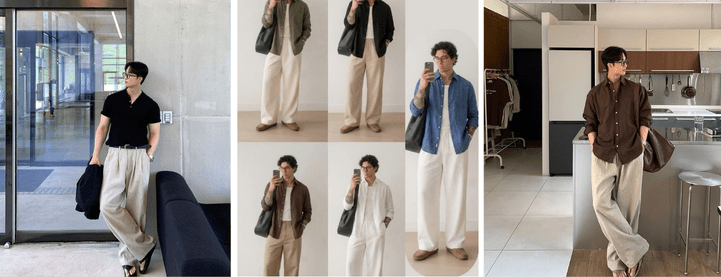 korean style of dressing Semi Formal Korean Men Outfits. DM "style" for tips and where to buy