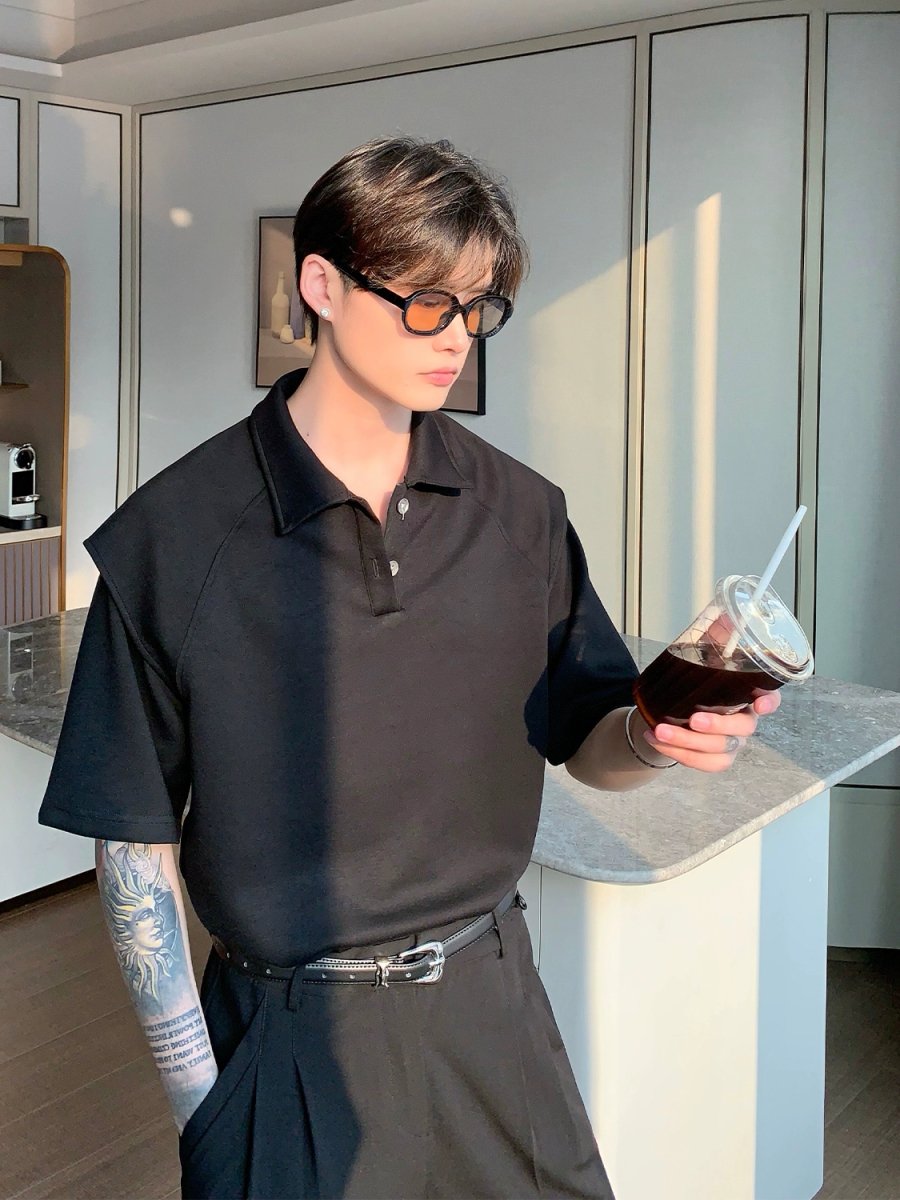 GS 143 Korean Loose Polo – Gentleman's Seoul