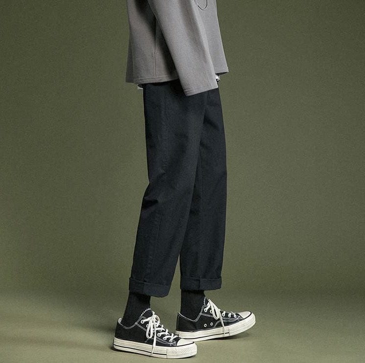 GS 98 Japanese Casual Cropped Pants – Gentleman's Seoul
