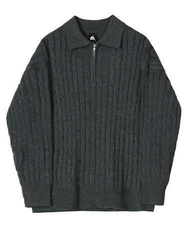 GS No. 122 Half-zip Sweater – Gentleman's Seoul