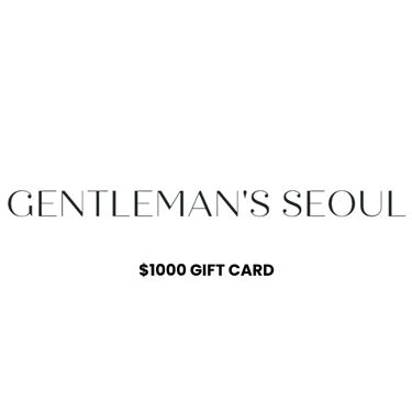 Gentleman's Seoul Gift Cards - Gentleman's Seoul - 