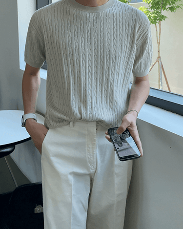 GS No. 100 Knitted T-shirt - Gentleman's Seoul - 