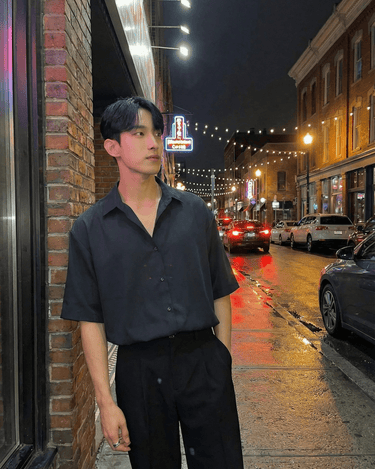 GS No. 107 Harajuku Short - sleeves Shirt - Gentleman's Seoul - 