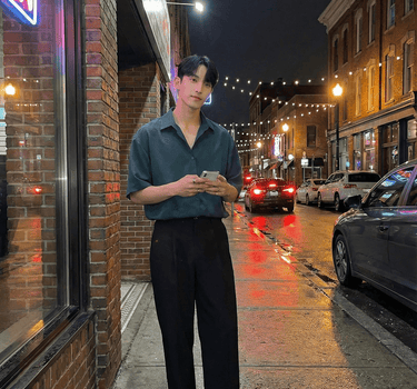 GS No. 107 Harajuku Short - sleeves Shirt - Gentleman's Seoul - 