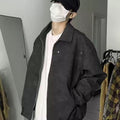 GS No. 111 Suede Bomber Jacket - Gentleman's Seoul - 