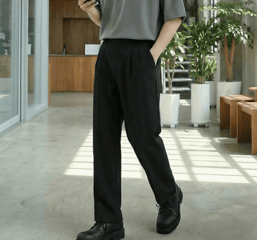 GS No. 127 Casual Loose Pants - Gentleman's Seoul - 