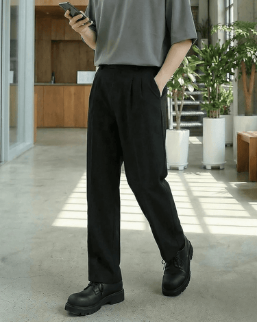 GS No. 127 Casual Loose Pants - Gentleman's Seoul - 