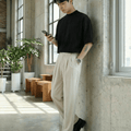 GS No. 127 Casual Loose Pants - Gentleman's Seoul - 