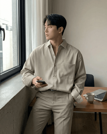 GS No. 142 Korean Loose Shirt  Gentleman's Seoul
