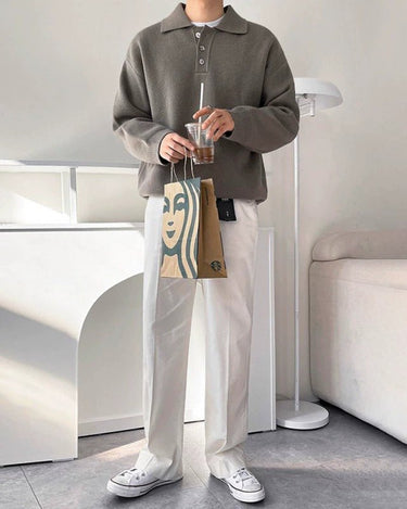 GS No. 195 Polo Sweater - Gentleman's Seoul - 