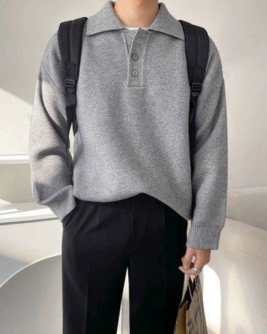 GS No. 195 Polo Sweater - Gentleman's Seoul - 