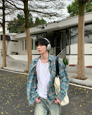 GS No. 208 Plaid Shirt - Gentleman's Seoul -