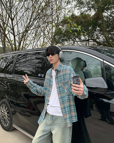 GS No. 208 Plaid Shirt - Gentleman's Seoul -