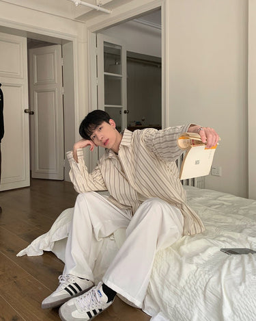 GS No. 211 Vertical Striped Shirt - Gentleman's Seoul -