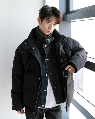 GS No. 214 Double Puffer Jacket - Gentleman's Seoul -