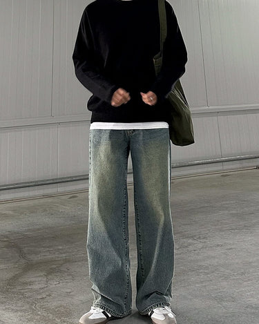 GS No. 223 Distressed Jeans - Gentleman's Seoul -