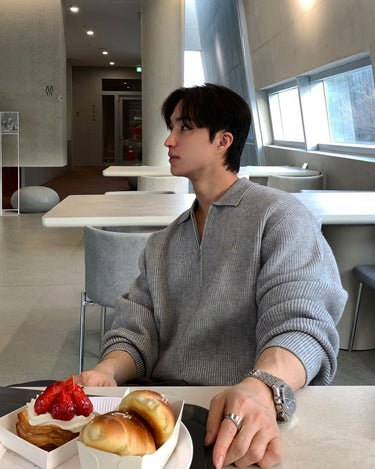 GS No. 224 Collared Sweater - Gentleman's Seoul -