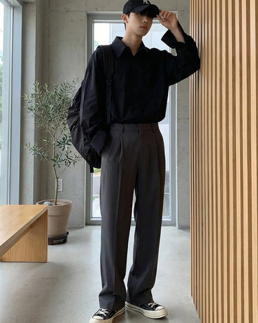 GS No. 229 Korean Trousers, Grey / 31-32 GS No. 229 Korean Trousers, Grey / 31-32