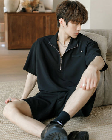 GS No. 235 Zipper T-shirt - Gentleman's Seoul -