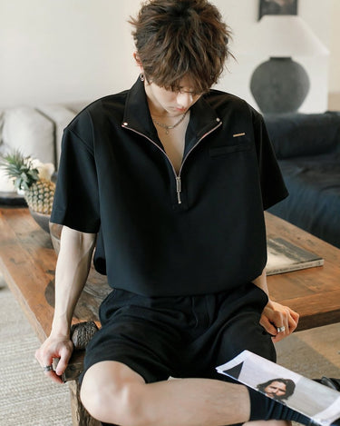 GS No. 235 Zipper T-shirt - Gentleman's Seoul -