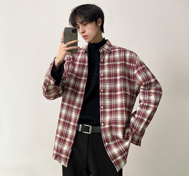 GS No. 236 Autumn Plaid Shirt - Gentleman's Seoul -