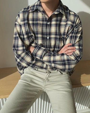 GS No. 236 Autumn Plaid Shirt - Gentleman's Seoul -