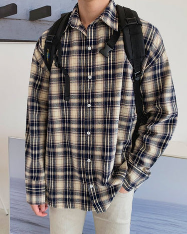 GS No. 236 Autumn Plaid Shirt - Gentleman's Seoul -
