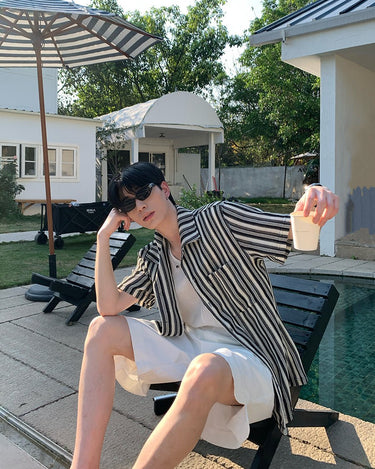 GS No. 241 Vertical Stripe Shirt - Gentleman's Seoul - 