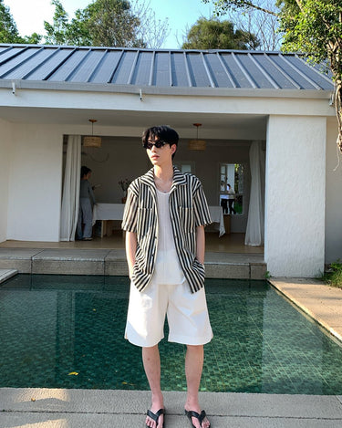 GS No. 241 Vertical Stripe Shirt - Gentleman's Seoul - 