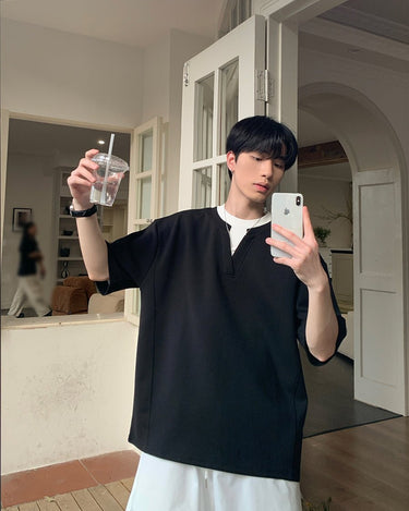 GS No. 252 Loose Crewneck T - shirt - Gentleman's Seoul - 