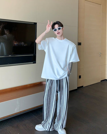 GS No. 256 Contrast Pants - Gentleman's Seoul - 