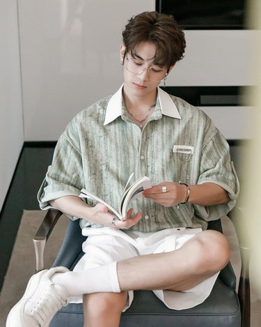 GS No. 264 Cropped - sleeves Shirt - Gentleman's Seoul - 