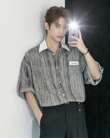 GS No. 264 Cropped - sleeves Shirt - Gentleman's Seoul - 