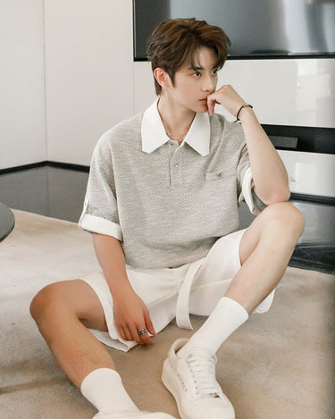 GS No. 268 Textured Polo - Gentleman's Seoul - 