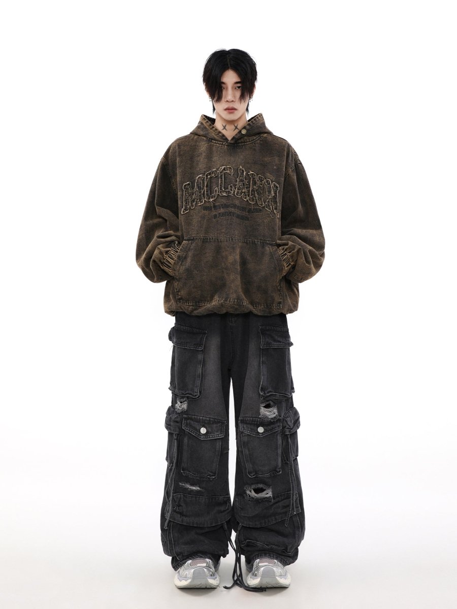 GS No. 270 Distressed Hoodie - Gentleman's Seoul - 