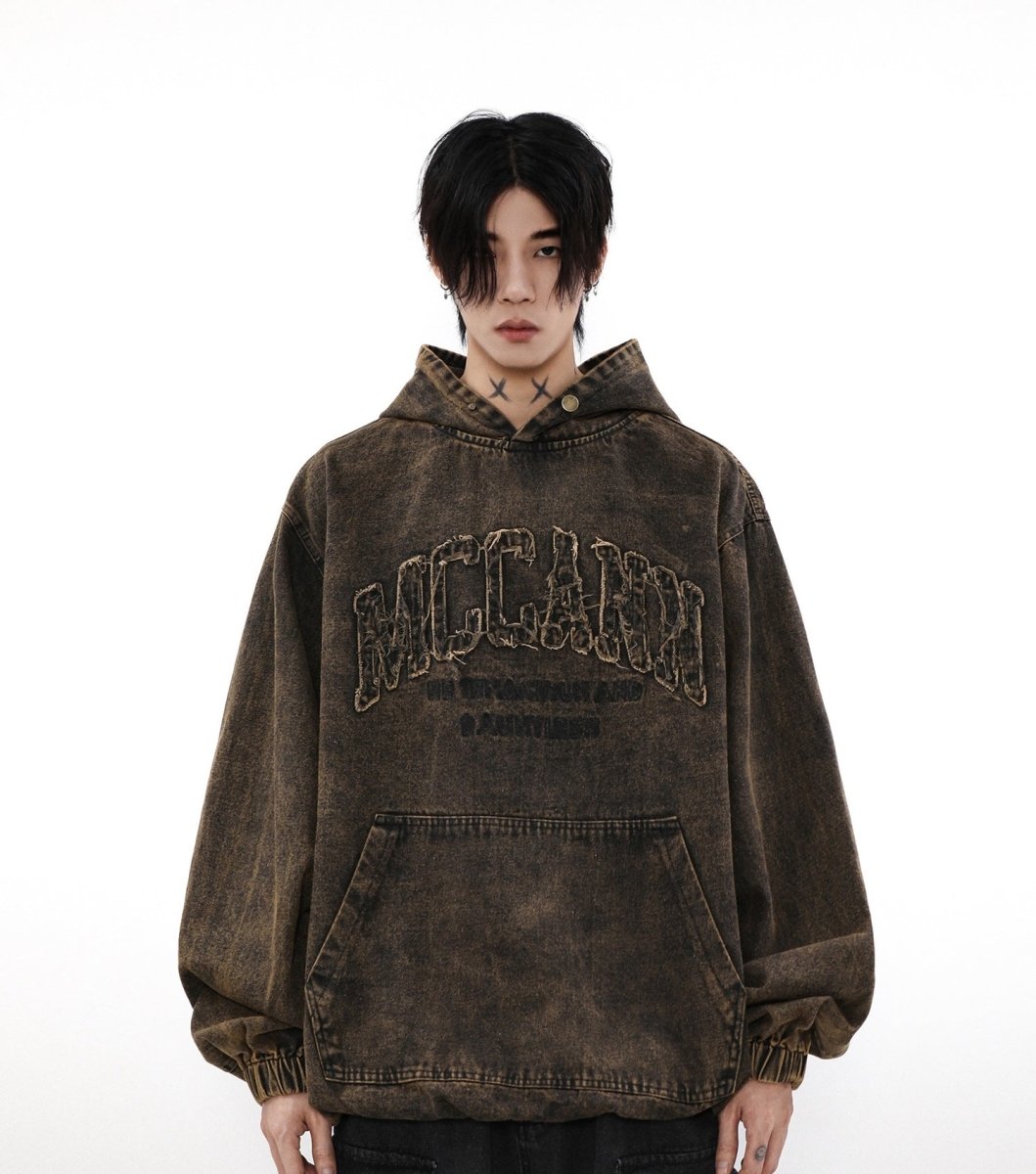 GS No. 270 Distressed Hoodie - Gentleman's Seoul - 