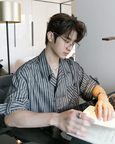 GS No. 275 Summer Striped Shirt - Gentleman's Seoul - 