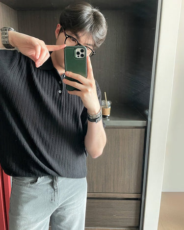 GS No. 3 Seoul Luxe Knit Polo - Gentleman's Seoul - 