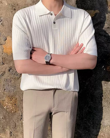 GS No. 3 Seoul Luxe Knit Polo - Gentleman's Seoul - 