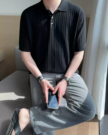 GS No. 3 Seoul Luxe Knit Polo - Gentleman's Seoul - 