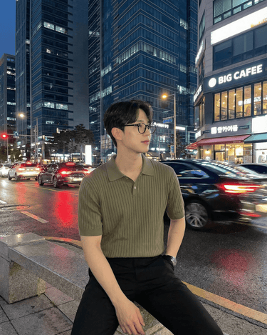 GS No. 3 Seoul Luxe Knit Polo - Gentleman's Seoul - 