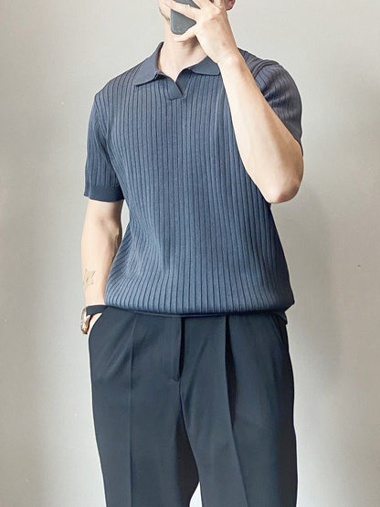 GS No. 30 Luxury Pleated Polo - Gentleman's Seoul - 