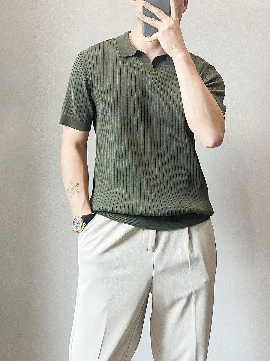 GS No. 30 Luxury Pleated Polo - Gentleman's Seoul - 