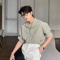 GS No. 300 Korean Short - sleeves Shirt - Gentleman's Seoul - 