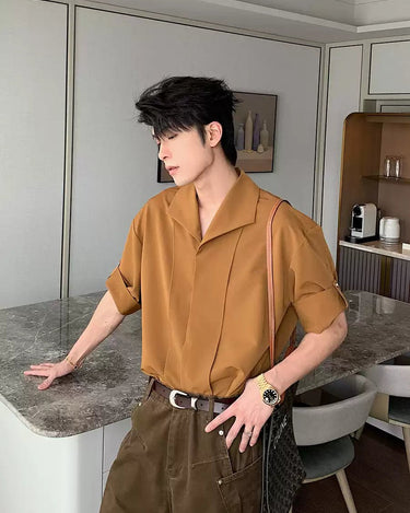 GS No. 300 Korean Short - sleeves Shirt - Gentleman's Seoul - 