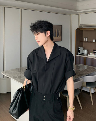 GS No. 300 Korean Short - sleeves Shirt - Gentleman's Seoul - 