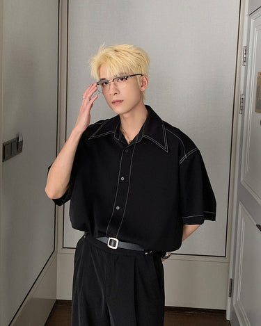 GS No. 304 Outlined Shirt - Gentleman's Seoul - 