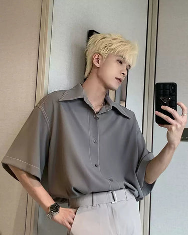 GS No. 304 Outlined Shirt - Gentleman's Seoul - 