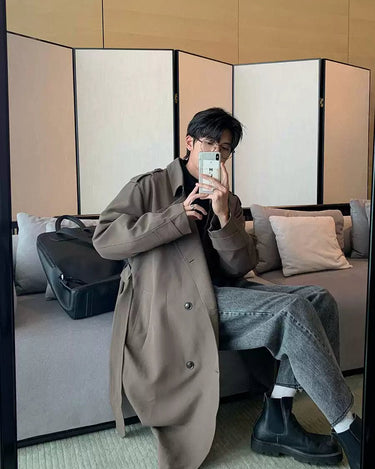 GS No. 307 Modern Trench Coat - Gentleman's Seoul - 