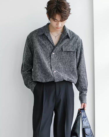 GS No. 310 Textured Shirt - Gentleman's Seoul - 